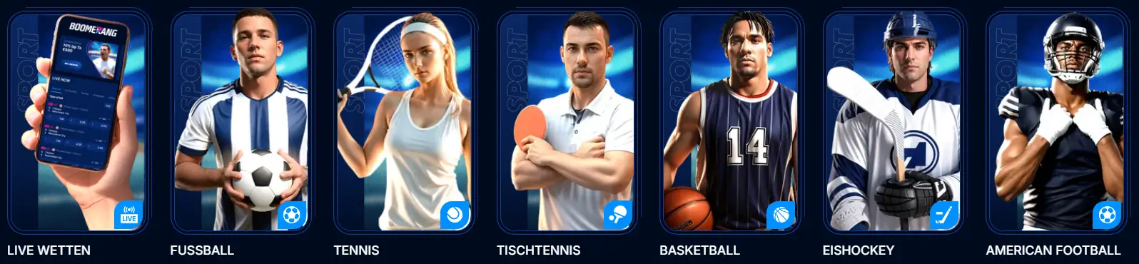 Sportwetten Boomerang Casino